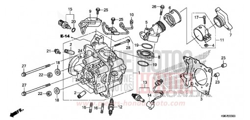 CYLINDER HEAD WW125AK de 2019